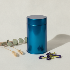 Blue Butterfly Tea Tin